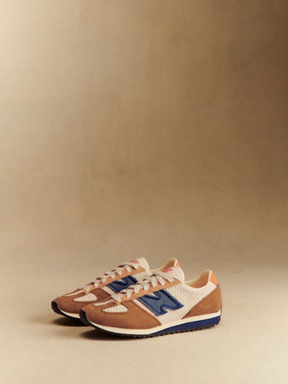 Sézane x New Balance NIB Sneakers in Ecru/Brown Size US W7/5.5 - Picture 4 of 7
